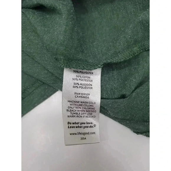 Life is Good Cool Tee Classic Fit Women's XL Michigan State University V Neck - Picture 6 of 7